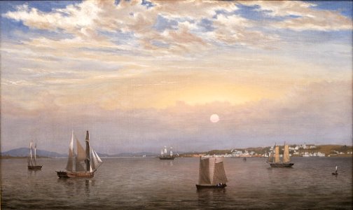 Fitz Henry Lane - Castine Harbor and Town