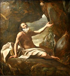 Lanfranco Elie nourri par le corbeau