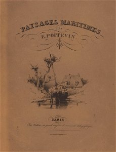Lepoittevin--Paysaages Maritimes--album--cover--1832-1840