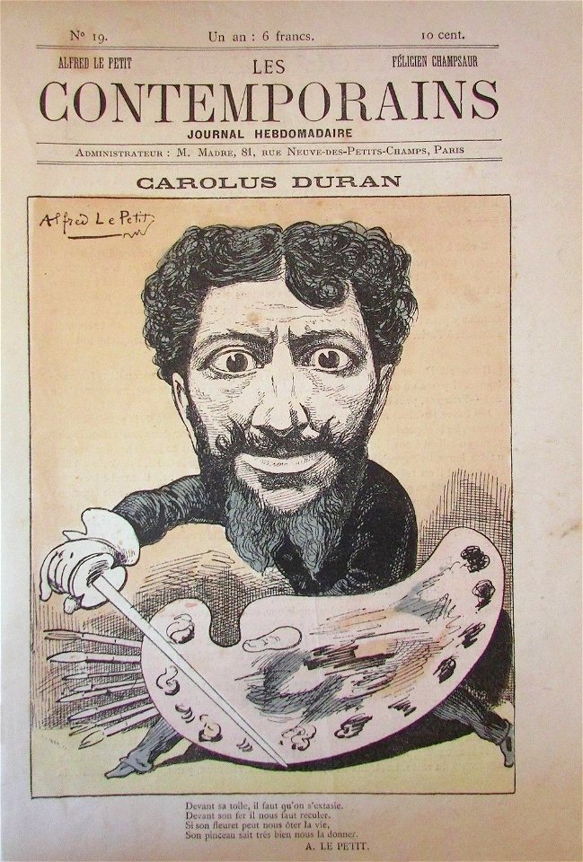 Les Contemporains N 19 Carolus-Duran