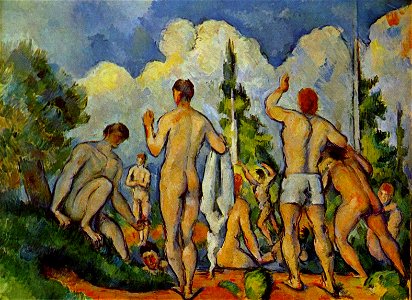 Les Baigneurs, par Paul Cézanne, musée d'Orsay, Yorck