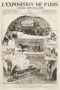 Les moyens de transport en vue de l'exposition