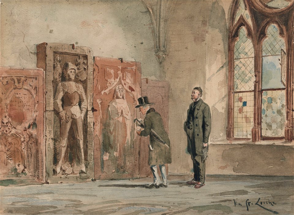Vincent Stoltenberg Lerche - Oldsaksgranskeren - NMK.2019.0393 - National Museum of Art, Architecture and Design