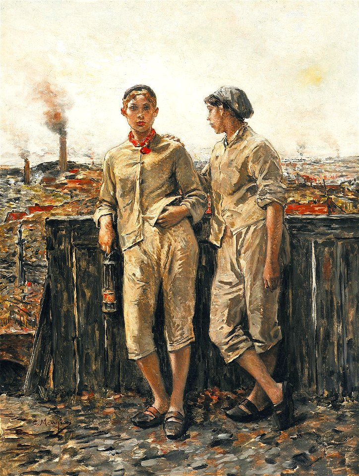 Les hiercheuses. Constantin Meunier