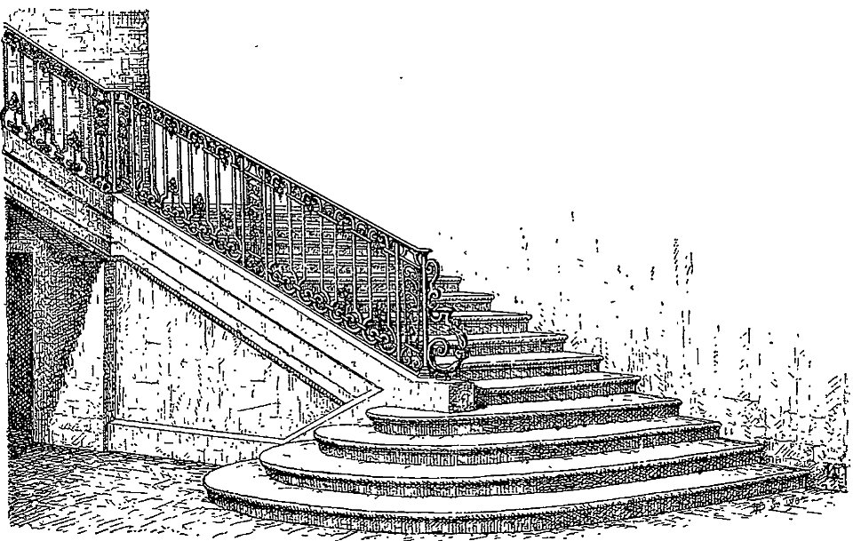 Les anciens couvents de Lyon - 229 - Escalier carmélites