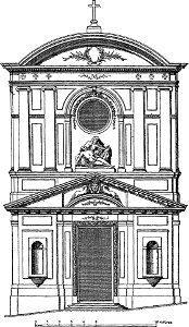 Les anciens couvents de Lyon - 217 - Façade église carmélites