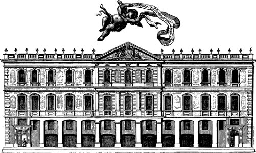 Les anciens couvents de Lyon - 241 - Façade Célestins