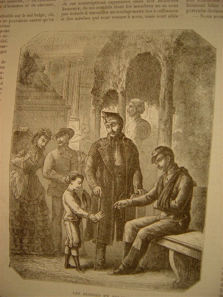 Les blessés en Belgique