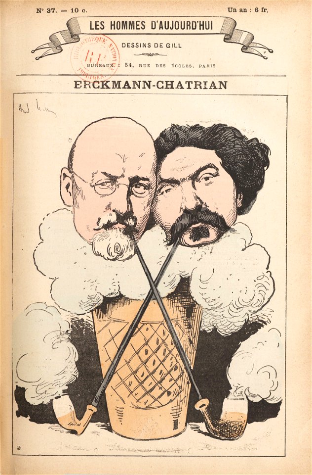 Les Hommes N 37 Erckmann Chatrian