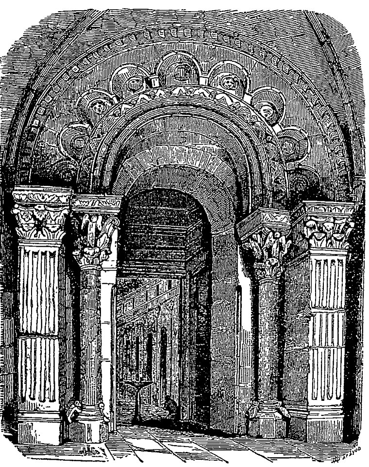 Les anciens couvents de Lyon - 113 - Portail abbaye Saint-Pierre
