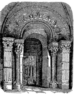 Les anciens couvents de Lyon - 113 - Portail abbaye Saint-Pierre