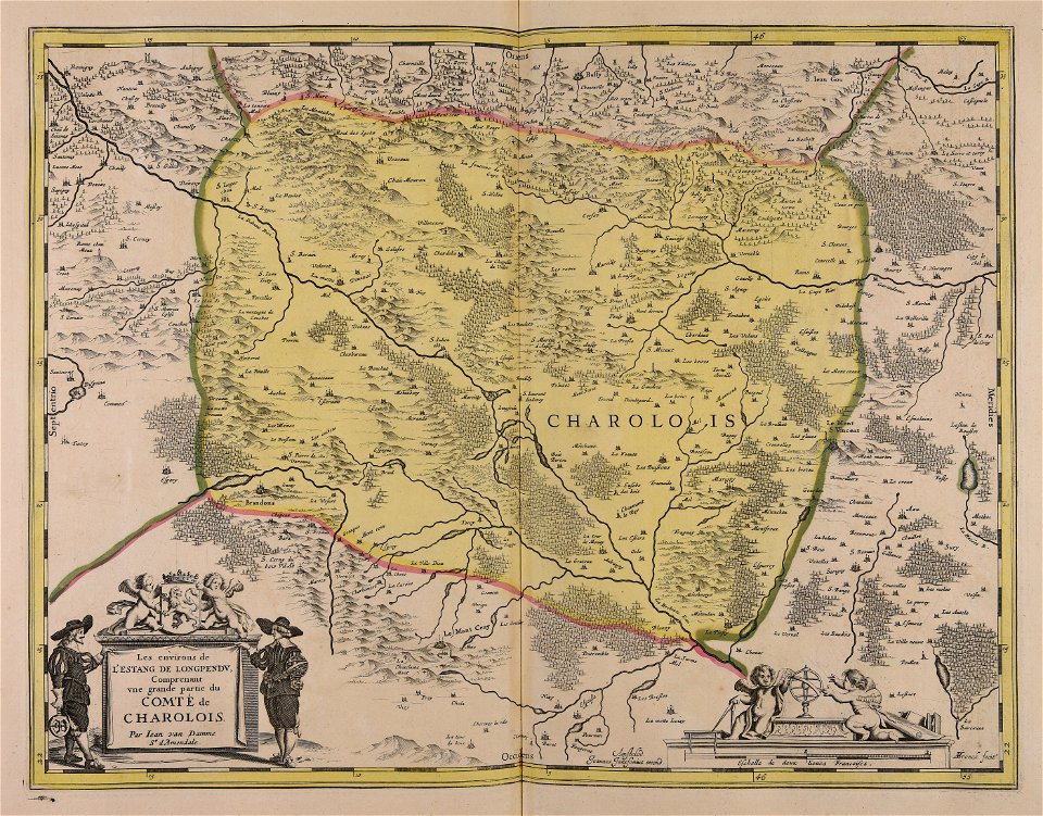 Les environs de l'estang de Longpendu comprenant vne grande partie de... - CBT 5879625