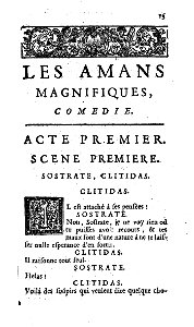 Les Amants magnifiques Act I
