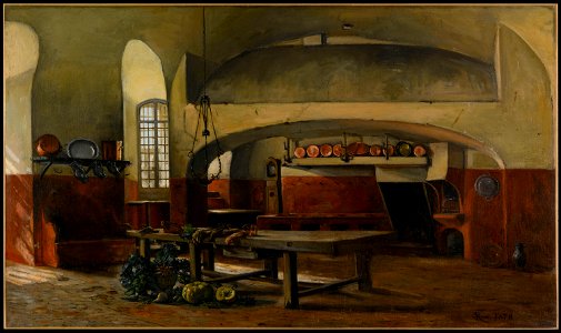 Les cuisines du château de Maisons (phbw12 0204)