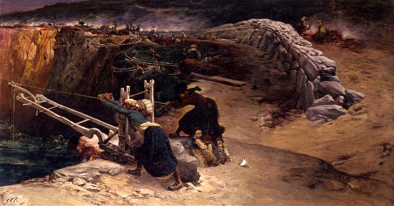 Les brûleuses de varech - Georges Clairin - musée d'art et d'histoire de Saint-Brieuc, 65b