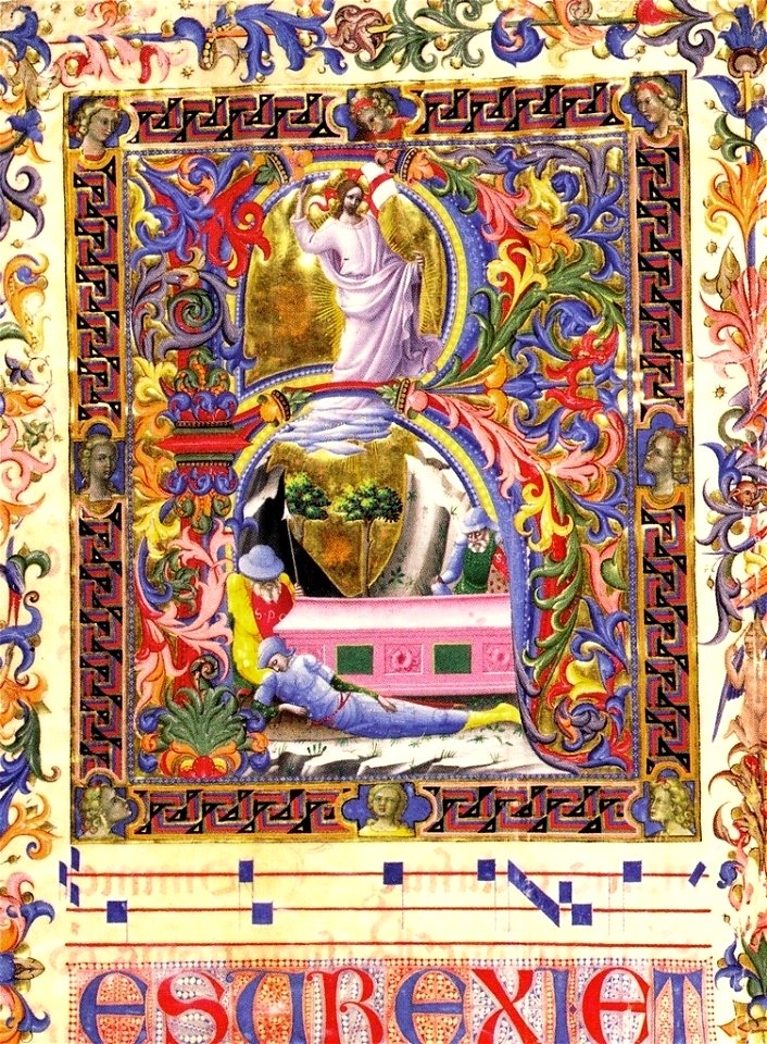Lorenzo Monaco, Graduale, c. 1410 Corali 3, Biblioteca Medicea Laurenziana, Firenze