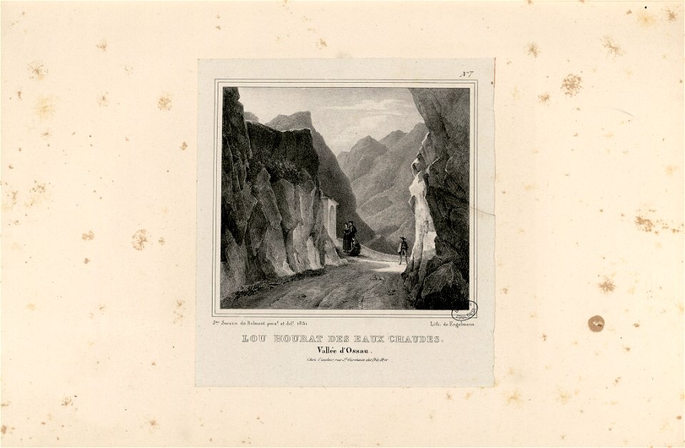 Lou Hourat des Eaux Chaudes - Vallée d' Ossau - Fonds Ancely - B315556101 A SARAZINDEBELMONT 008