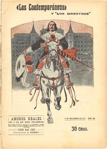 Los Contemporáneos, Amoríos Reales, November 1914, nº 306, cover by Mariano Pedrero