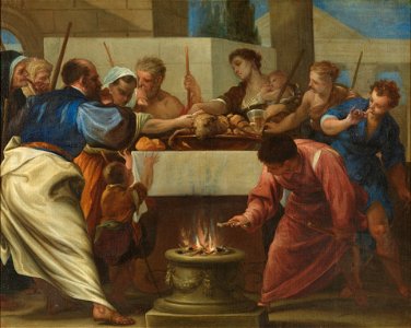 Los israelitas celebrando la Pascua, de Juan Antonio de Frías y Escalante (Museo del Prado)