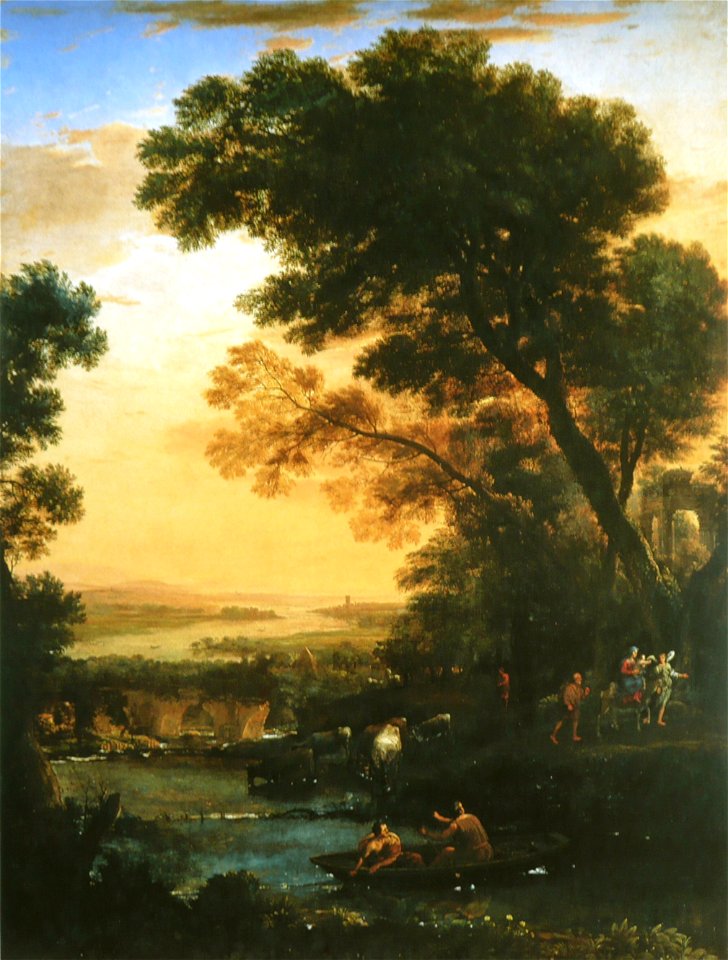Claude Gellée - Paysage avec la fuite en Égypte