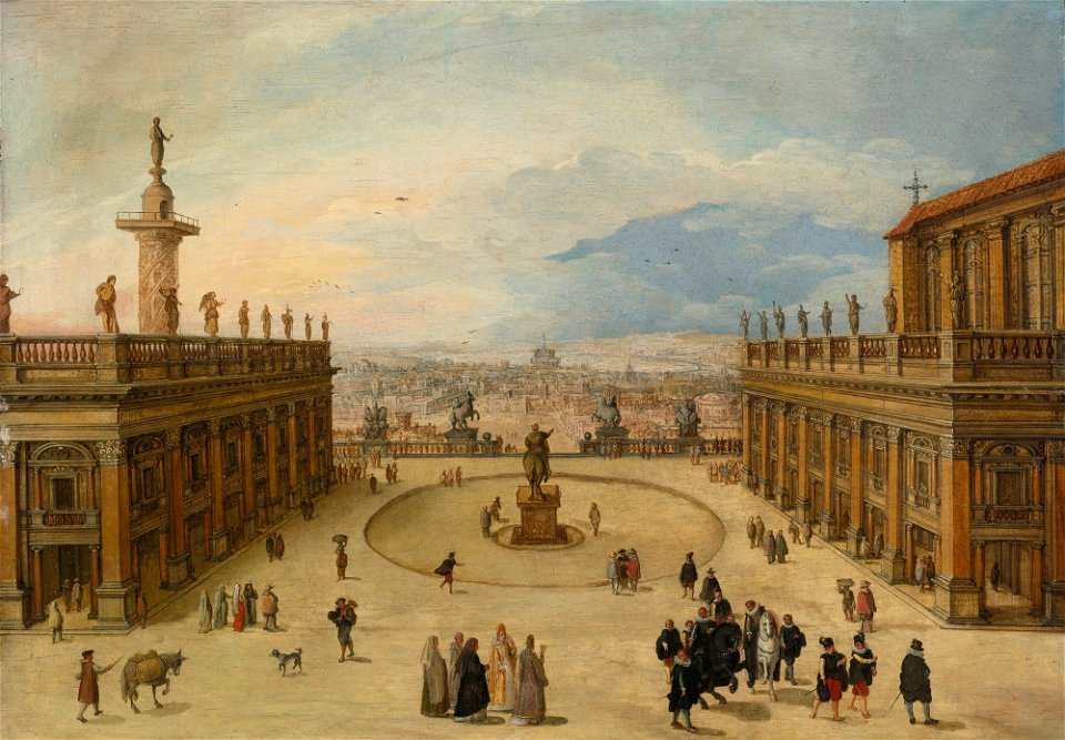 Louis de Caullery A View of the Campidoglio, Rome