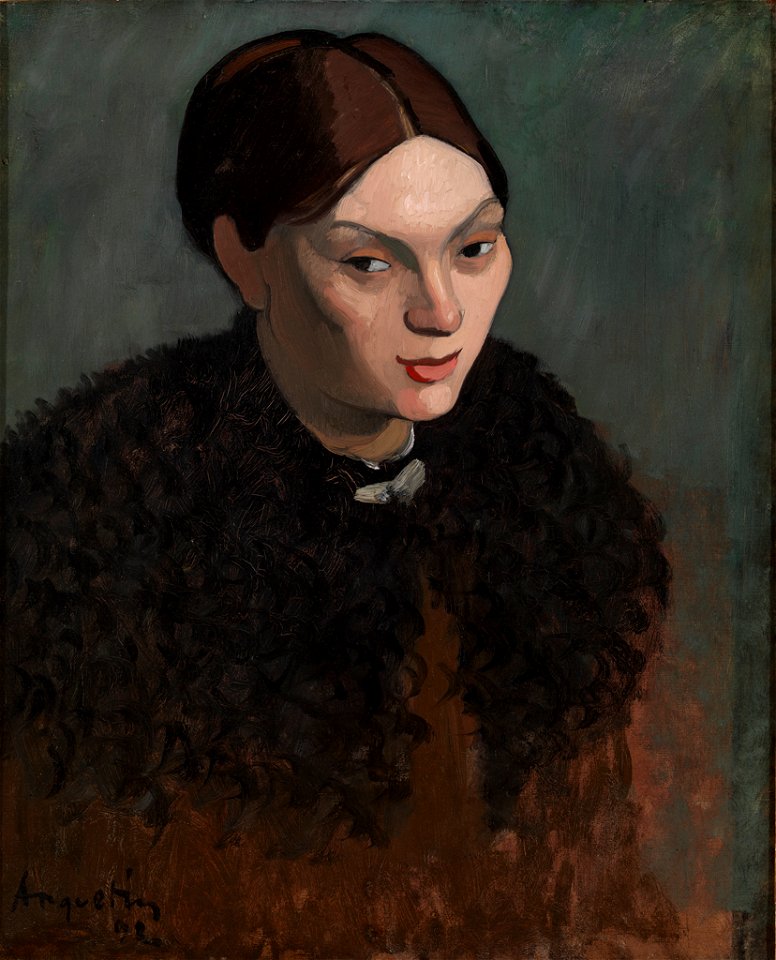 Louis Anquetin - Portrait of Madeleine Bernard - 68.137 - Rhode Island School of Design Museum