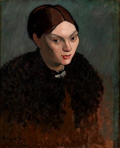 Louis Anquetin - Portrait of Madeleine Bernard - 68.137 - Rhode Island School of Design Museum