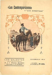 Los Contemporáneos, Los Galeotes, Dic 26th 1913, nº 261, cover by Mariano Pedrero