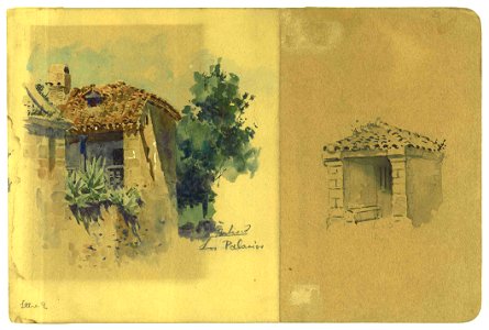 Los Palacios, Sep. 2nd, watercolor by Mariano Pedrero
