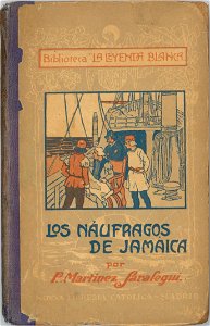 Los Náufragos de Jamaica, 1918, cover by Mariano Pedrero