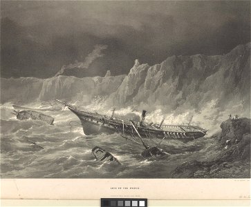 Loss of the Prince 14 November 1854 in a storm in the Black Sea RMG PY0282