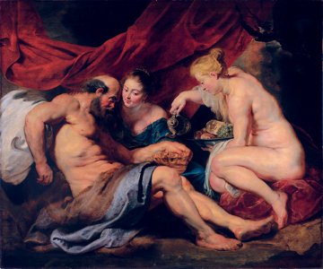 Lot and his daughters, by Peter Paul Rubens