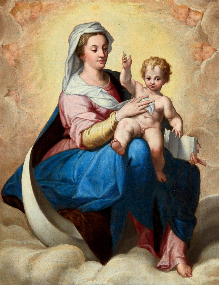 Lorenzo Sabatini Madonna immaculata with child
