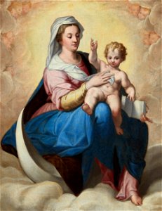 Lorenzo Sabatini Madonna immaculata with child