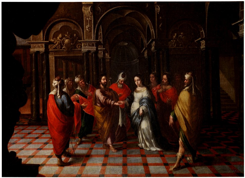 Los desposorios de la Virgen, de Juan García de Miranda (Museo del Prado)