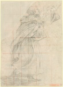 Lotto - Draped Male Figure Facing Right and Looking Upward, 1976.39 , 1527