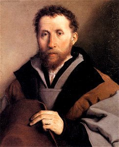 Lorenzo Lotto - Portrait of a Man with a Felt Hat - WGA13721