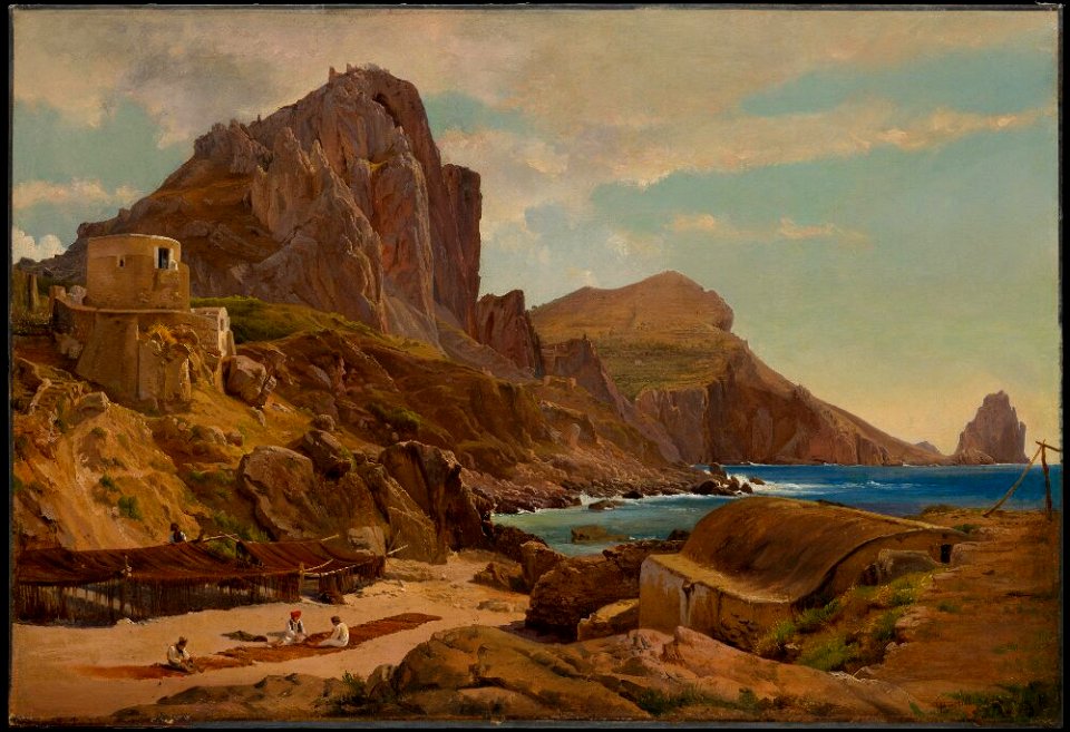 Louis Gurlitt - Marina Piccola, Capri - NM 7322 - Nationalmuseum