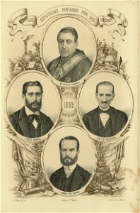 Los diputados pintados por sus hechos, García Cuesta, Cruz Ochoa, Álvarez, Gómez de Terán