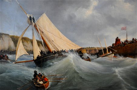 Louis Garneray, le furet, cotre de l'etat au service de la duchesse de Berry