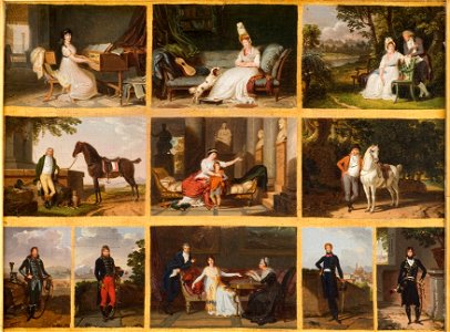Louis Gauffier - Onze réductions de portraits