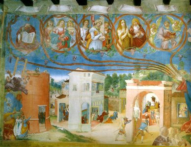 Lotto, affreschi di trescore 01