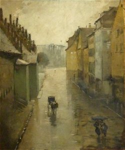 Lothar von Seebach-La Rue de la Douane à Strasbourg