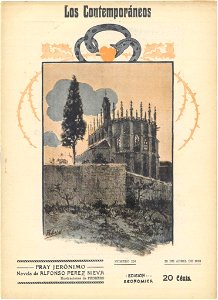 Los Contemporáneos, Fray Jerónimo, April 1913, nº 226, cover by Mariano Pedrero