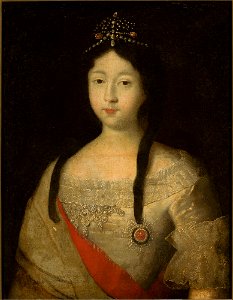 Louis Caravaque - Portrait of princess Anna Petrovna - M.Ob.1198 - National Museum in Warsaw