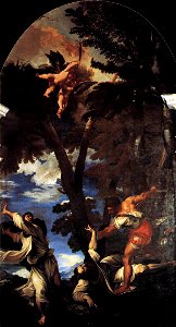 Titian - The Death of St Peter Martyr - WGA22763. Free illustration for personal and commercial use.