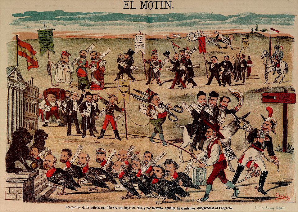 Los padres de la patria, que a la vez son hijos de ella, y por lo tanto abuelos de sí mismos, dirigiéndose al Congreso, de Demócrito