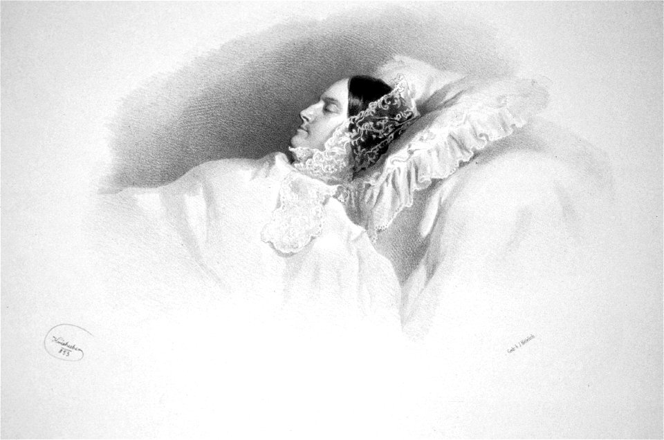 Luise von Baden 1853 Litho