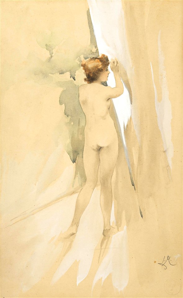 Luděk Marold - Nude Girl Standing