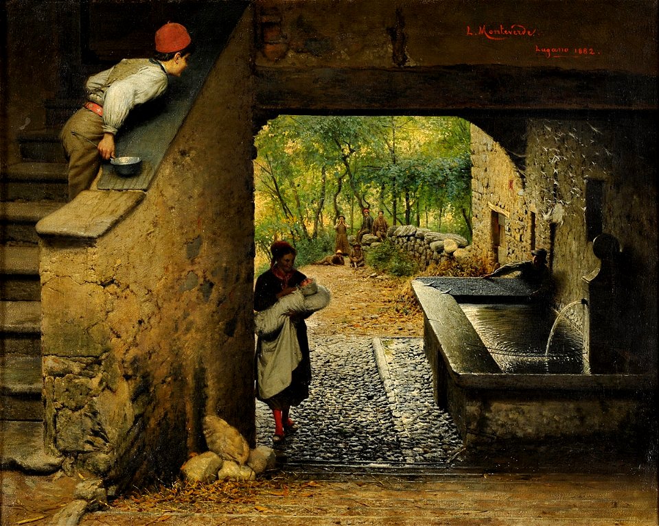Luigi Monteverde Il Neonato 1882